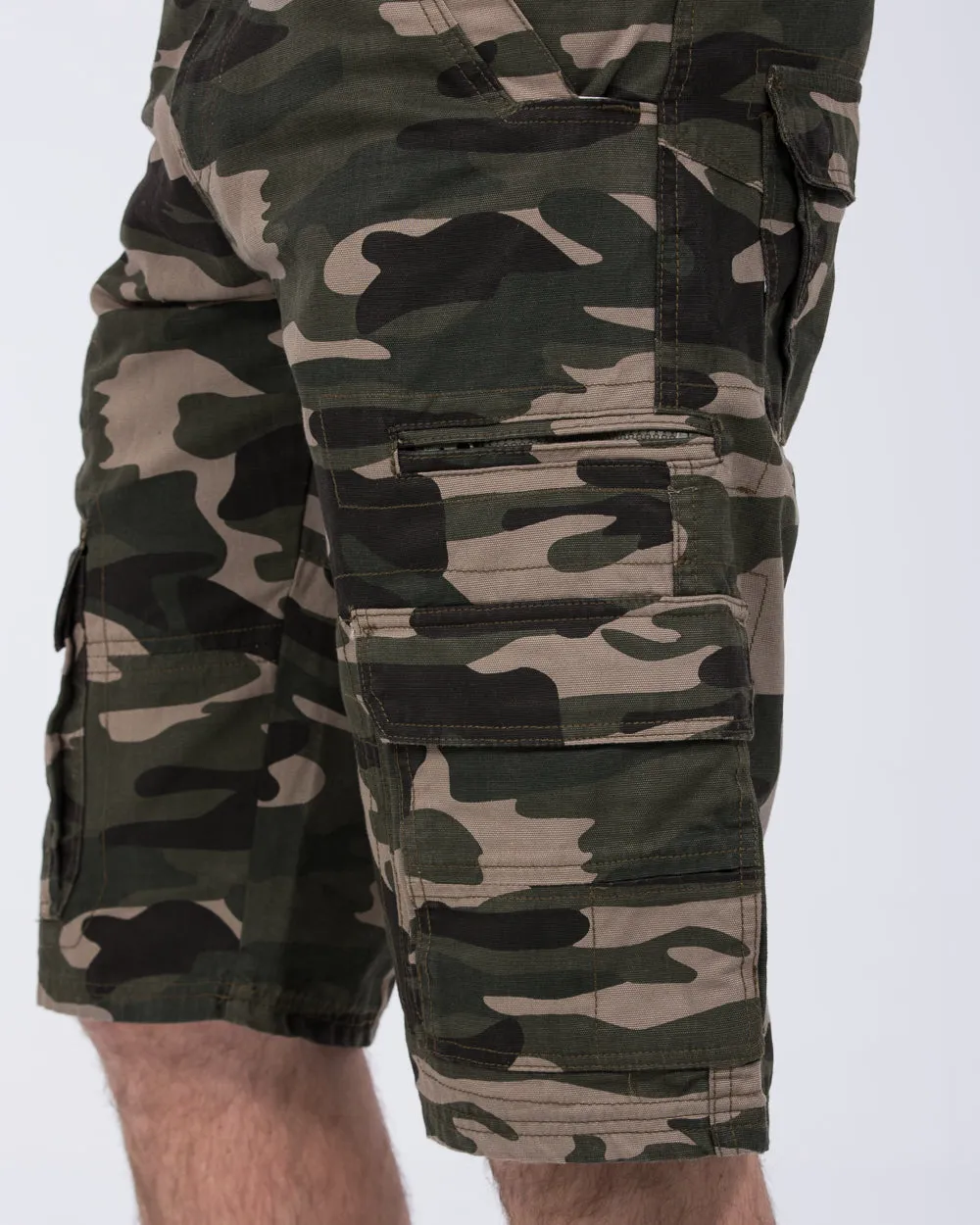 2t Tall Cargo Camo Shorts (khaki)