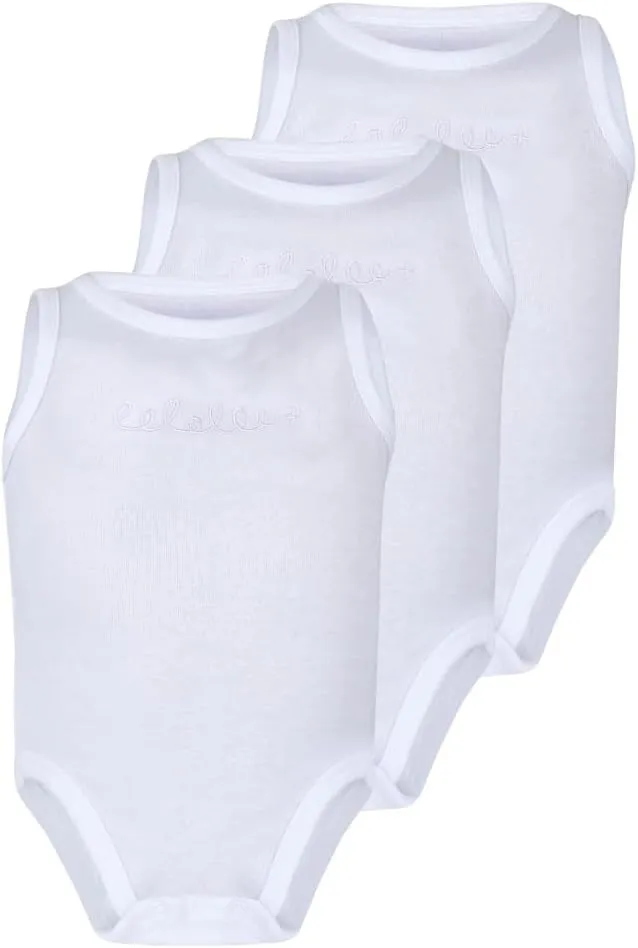 All Navy Cotton Baby Undershirts - Bodysuit for Newborn/Toddler - Lightweight & Breathable - Double Ply Seams, 3-Pack Onesie