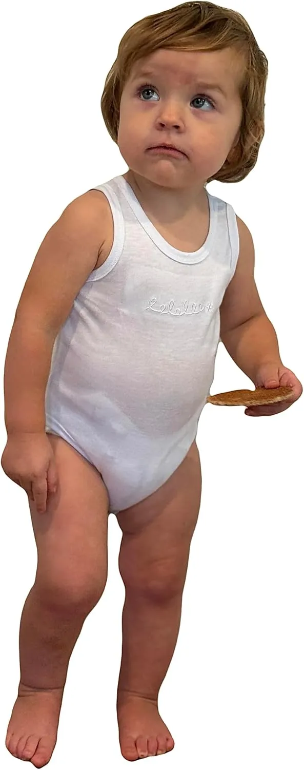 All Navy Cotton Baby Undershirts - Bodysuit for Newborn/Toddler - Lightweight & Breathable - Double Ply Seams, 3-Pack Onesie