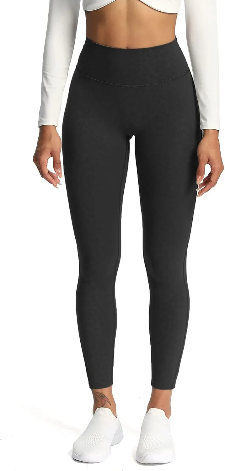 Aoxjox High Waisted Workout Leggings for Women Trinity Yoga Pants 26.5"