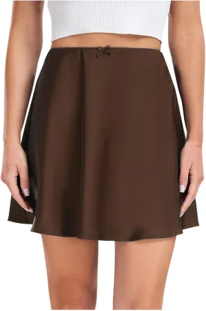Athletic Skorts for Women High Waisted Comfy Loose Tennis Skirts Stretchy Golf Tennis Mini Skirts Stain Skirt