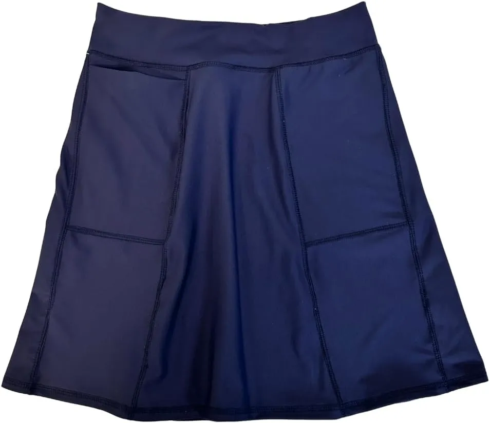 BANDI Pocketed Skirt - Women's Everyday Skirt with Pockets, UPF 50, 4-Way Stretch, Lightweight, Wrinkle-Free  Made in USA