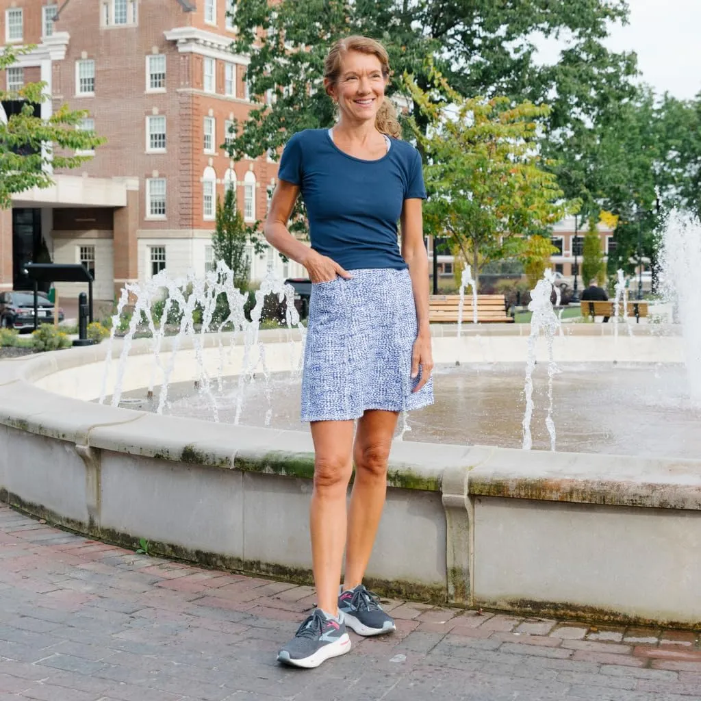 BANDI Pocketed Skirt - Women's Everyday Skirt with Pockets, UPF 50, 4-Way Stretch, Lightweight, Wrinkle-Free  Made in USA