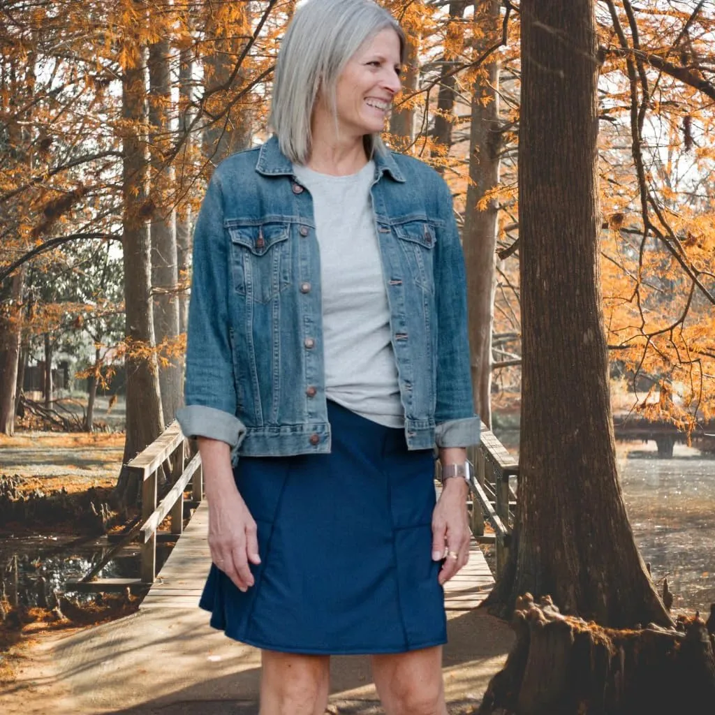 BANDI Pocketed Skirt - Women's Everyday Skirt with Pockets, UPF 50, 4-Way Stretch, Lightweight, Wrinkle-Free  Made in USA
