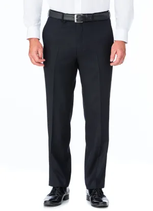 BANYAN FLAT FRONT TROUSER - NAVY