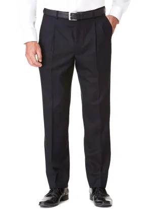 BANYAN PLEATED TROUSER - NAVY