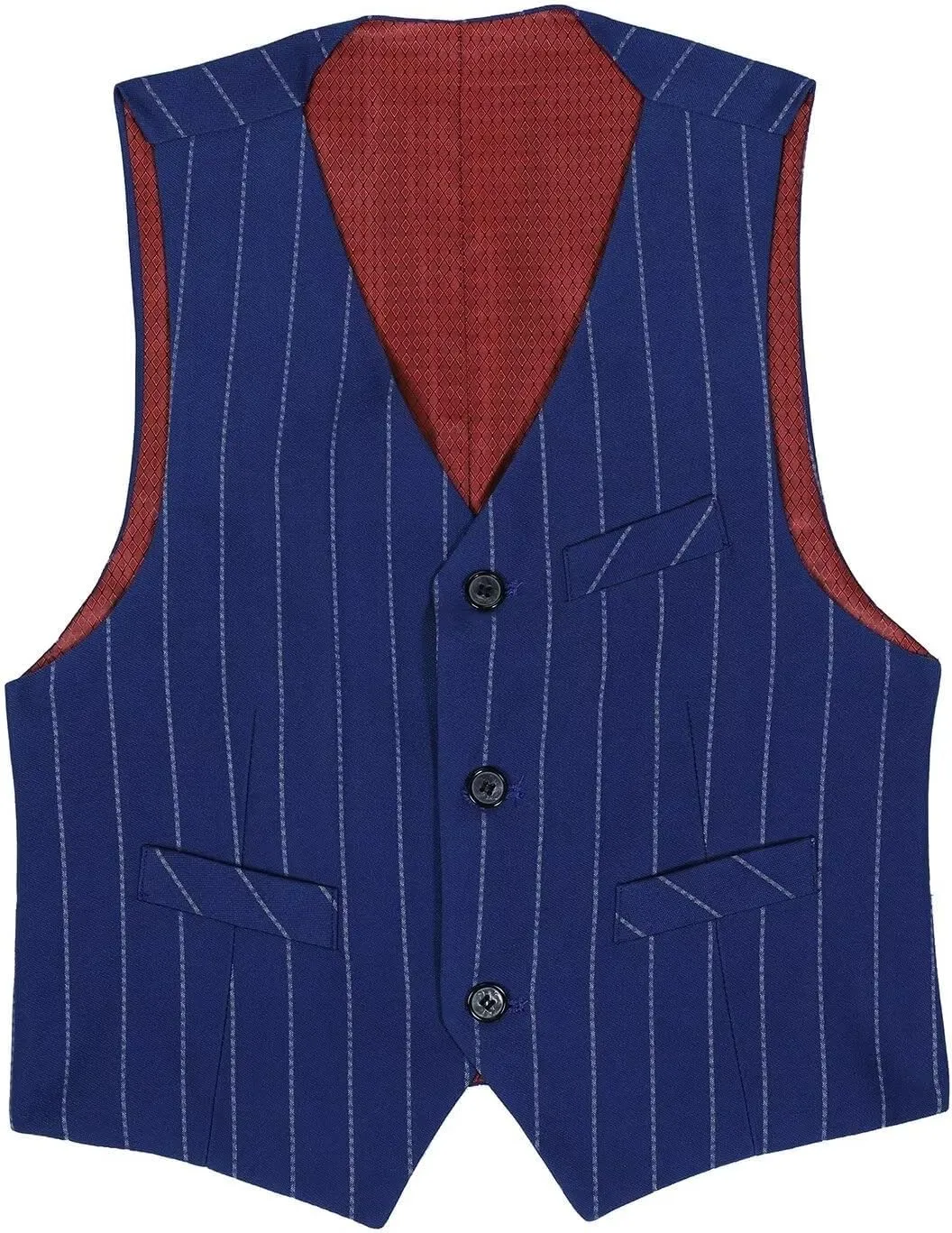 Boy Suits Stripe Tuxedo Suit Set Complete Outfit Formal Wedding Party Wear Ring Bearer Outfit