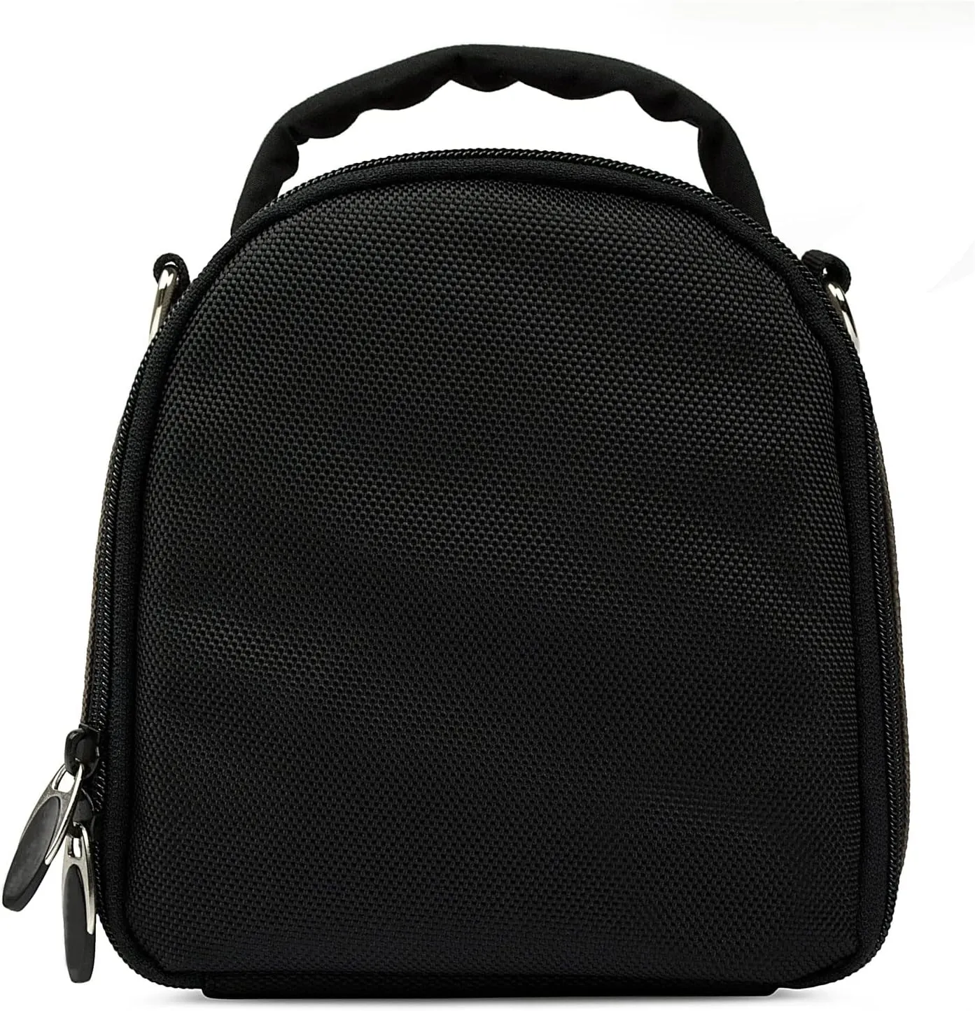 BPC Portable DSLR Camera Bag with Accessory Pocket, Compact Travel Camera Pouch for Camcorders and Gear, Adjustable Shoulder Strap, and Rear Storage (Grey)