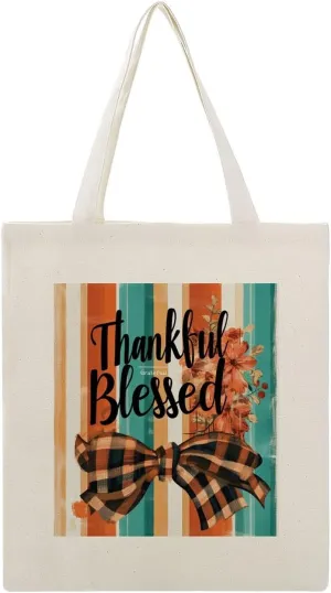 Buffalo Check Halloween Orange And Black The Tote Bag Decorations Reusable Shoulder Tote Bag for Shopping, Gym
