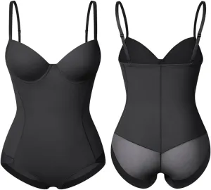 Camisole Tops for Women Women Shapewear Corset Tummy Control Camisoles Built in Bra Tank Top Slimming Shaper (Color : Black, Size : S.)