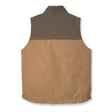 'Carhartt' Men's Rugged Flex Duck Insulated Vest - Brown