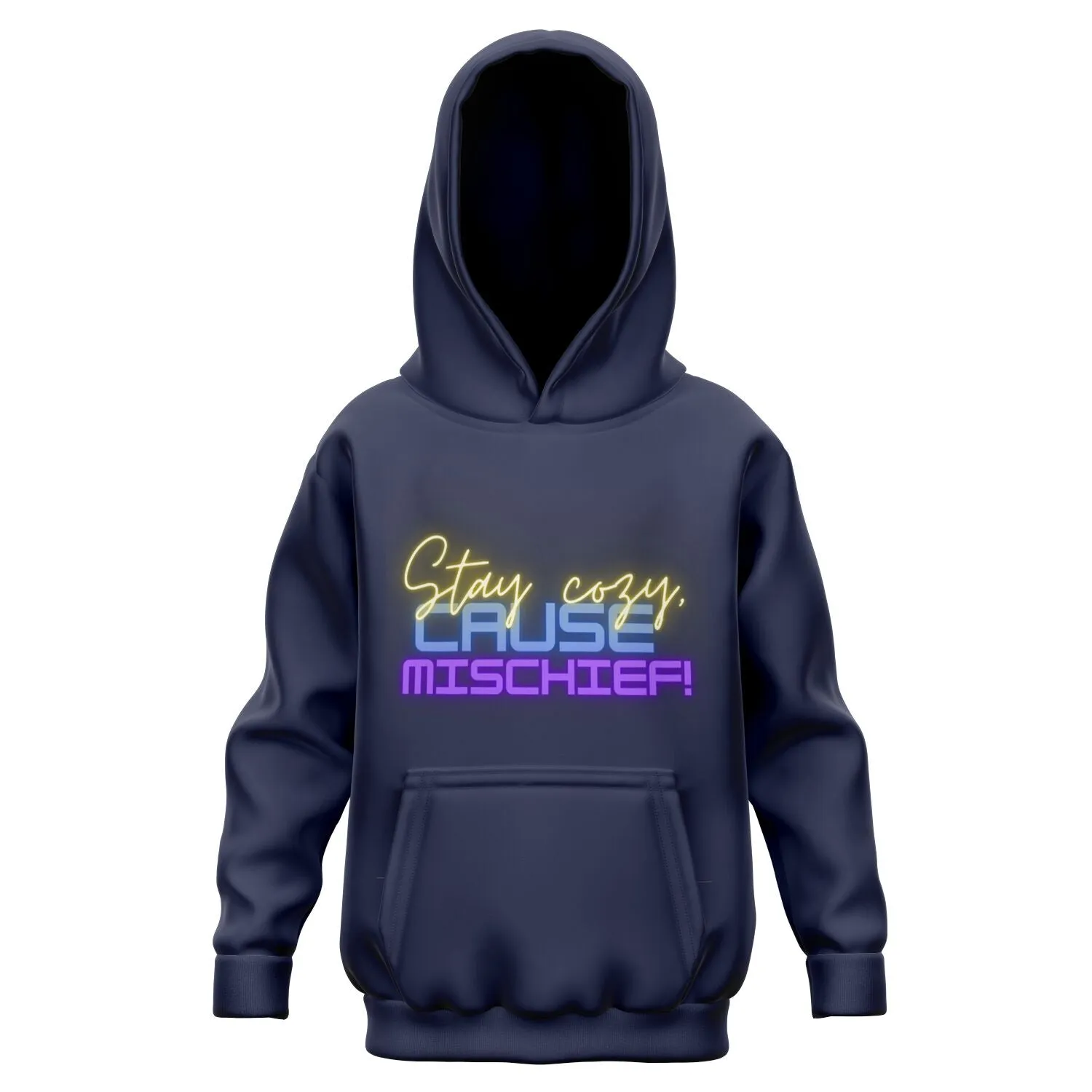 Cause mischief Deep Space Kids Hoodie