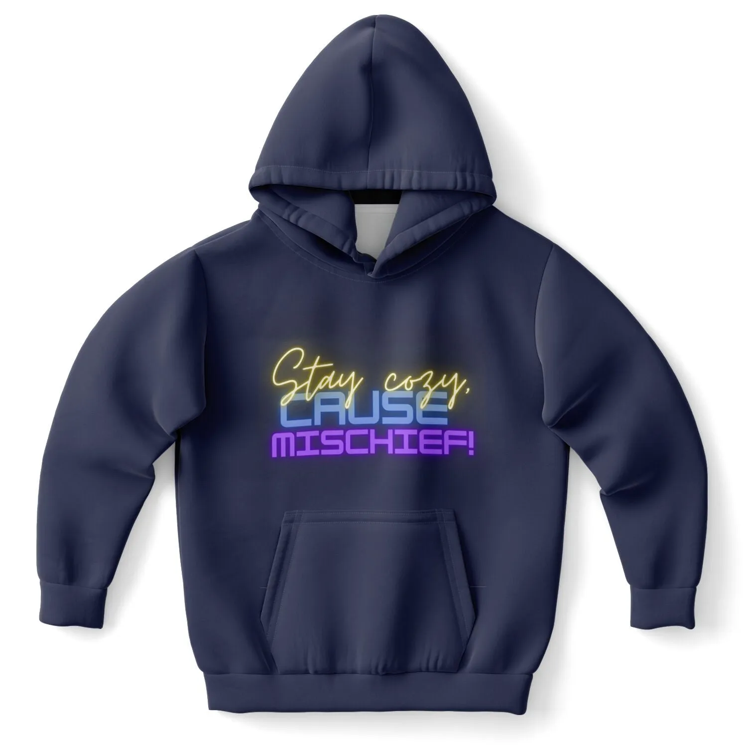 Cause mischief Deep Space Kids Hoodie