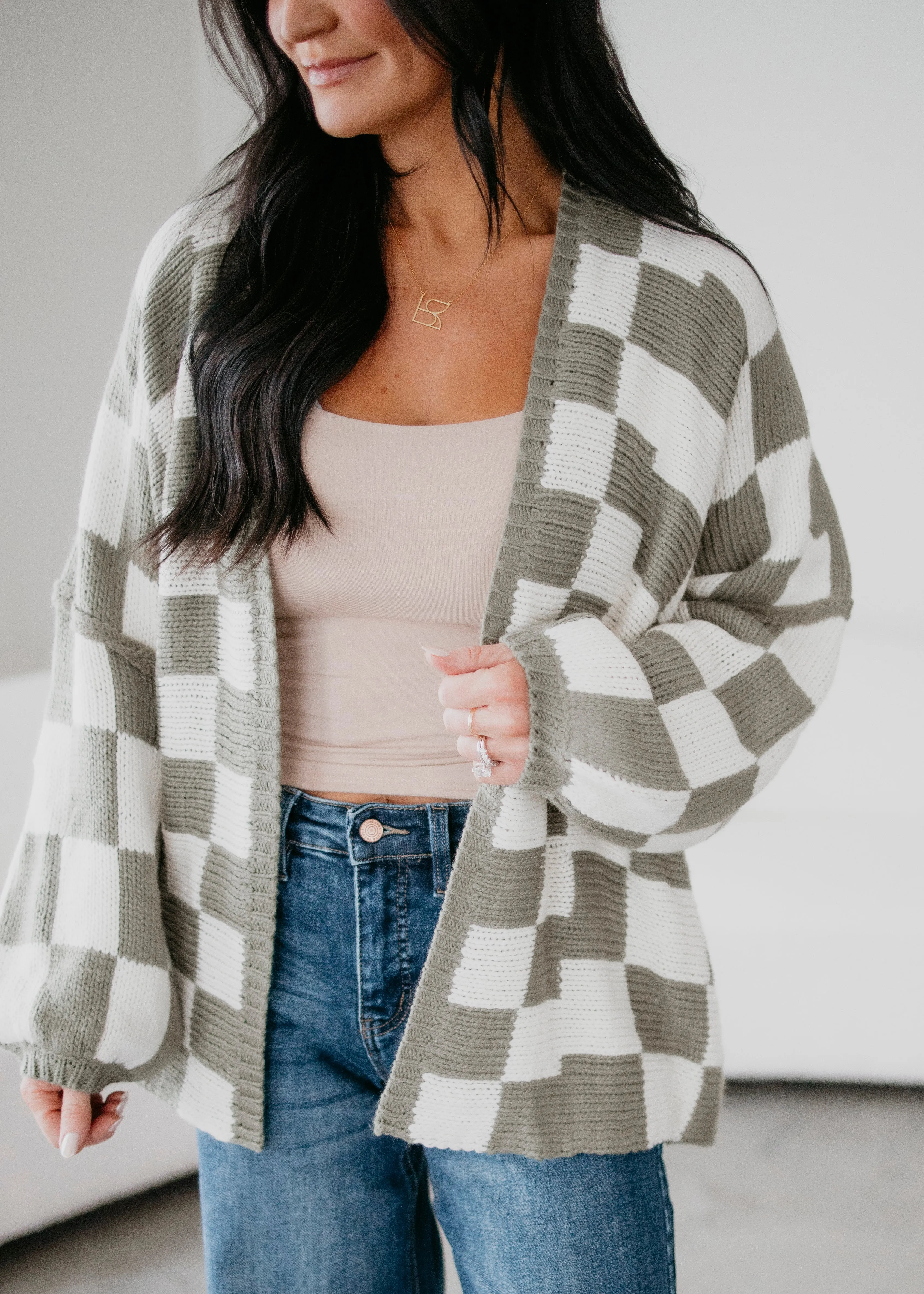 Check On Me Oversized Cardigan