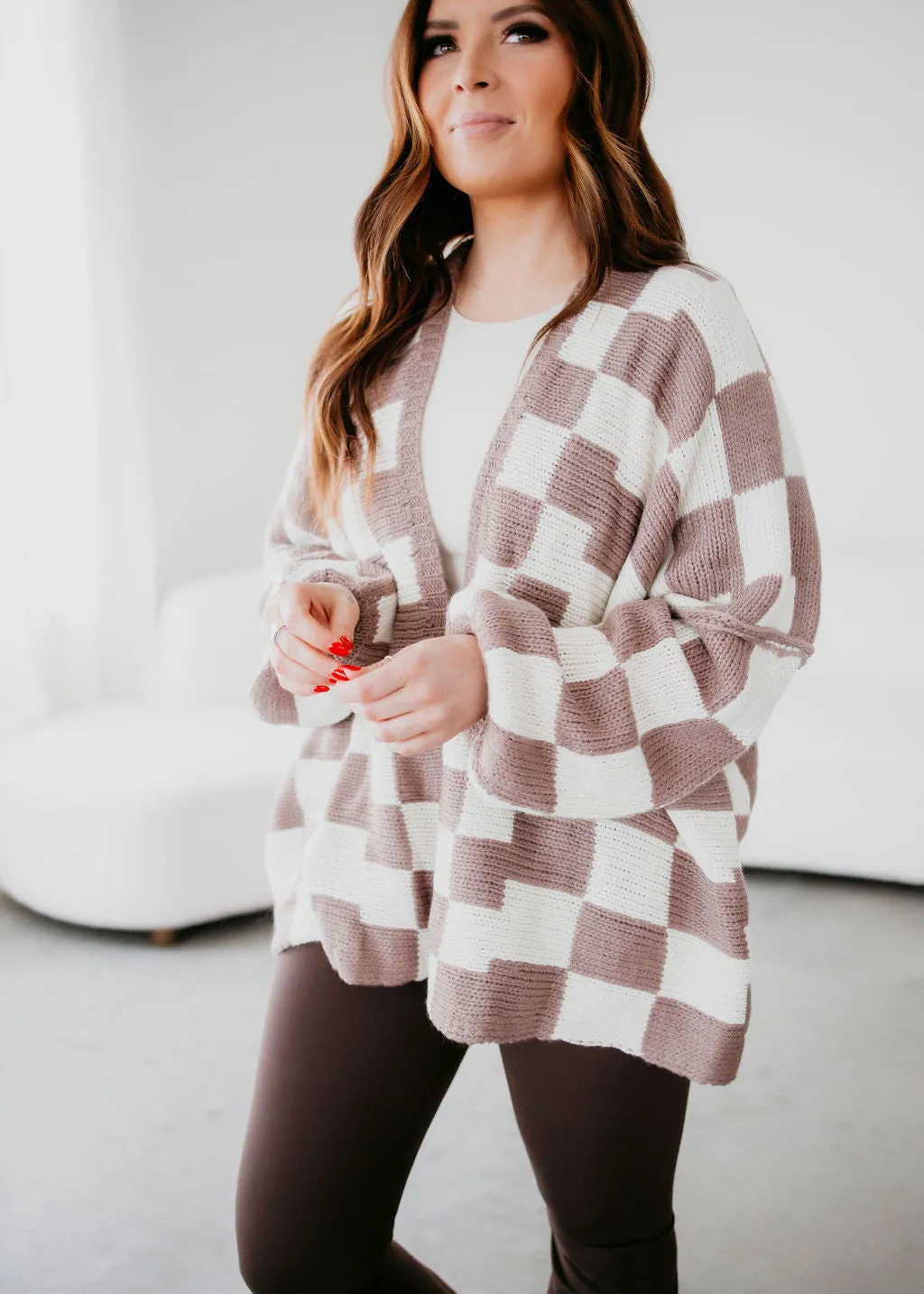 Check On Me Oversized Cardigan