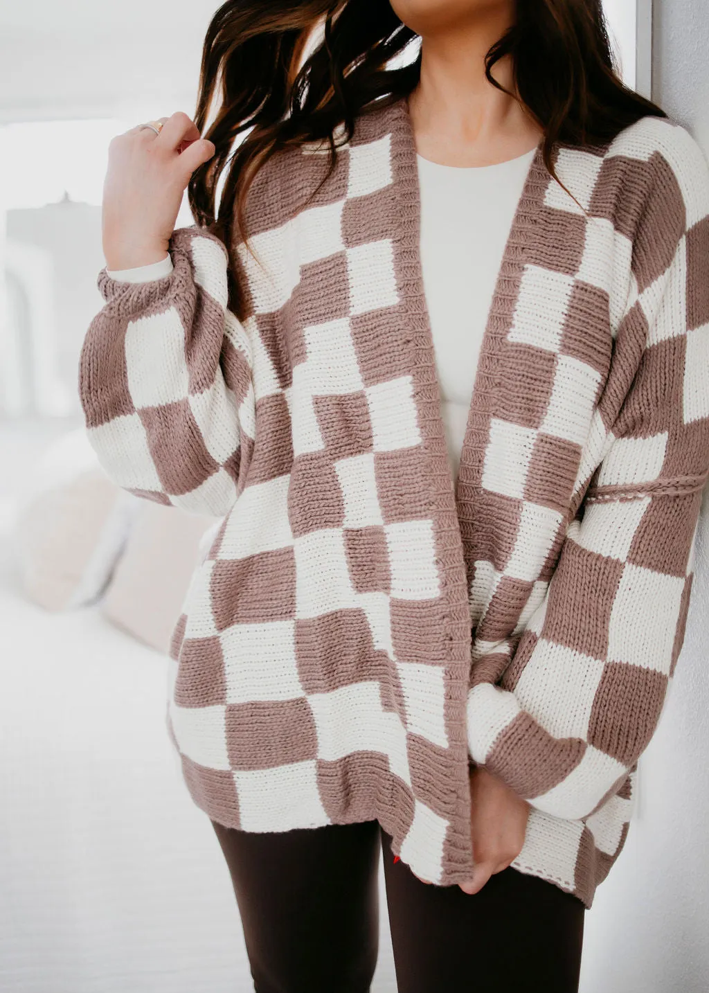 Check On Me Oversized Cardigan