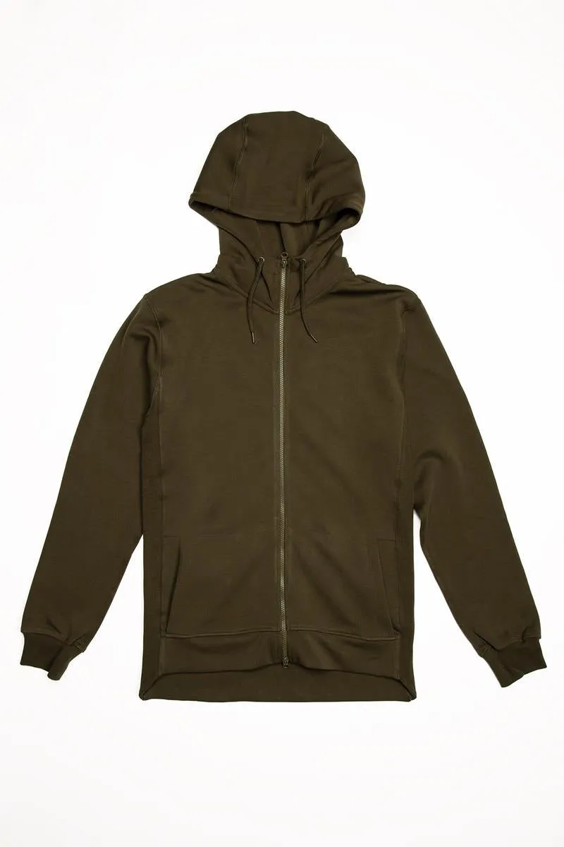 City Lab - Full Zip Hoodie - Olive