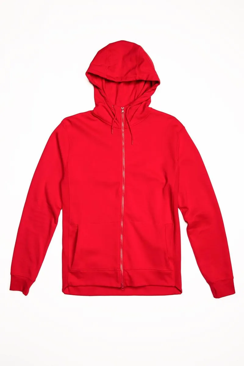 City Lab - Full Zip Hoodie - Red
