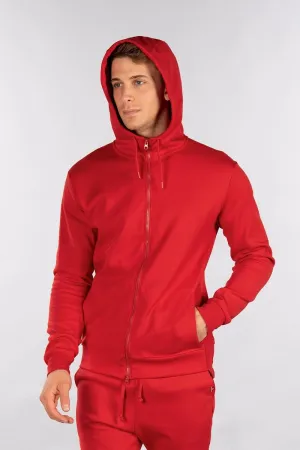 City Lab - Full Zip Hoodie - Red