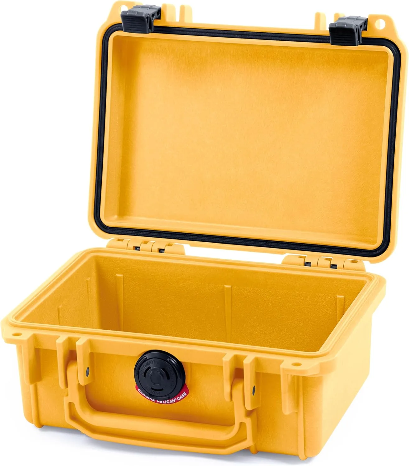 ColorCase Pelican Protector 1120 Case Yellow - Small Size Waterproof Case (Case Only) - Black Latches