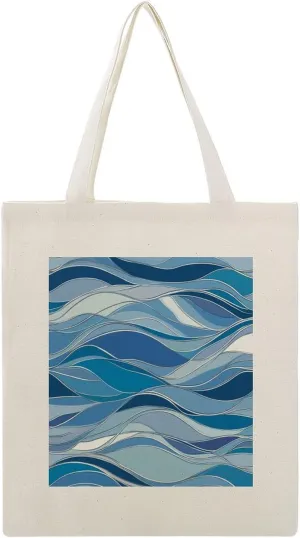 Colorful Cupcakes Thick Canvas Tote Bag Sweet Cake Travel Beach Bag for Shopping Gym