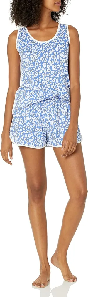 Cosabella Women's Florida Lounge Printed Tank Top & Boxer Set