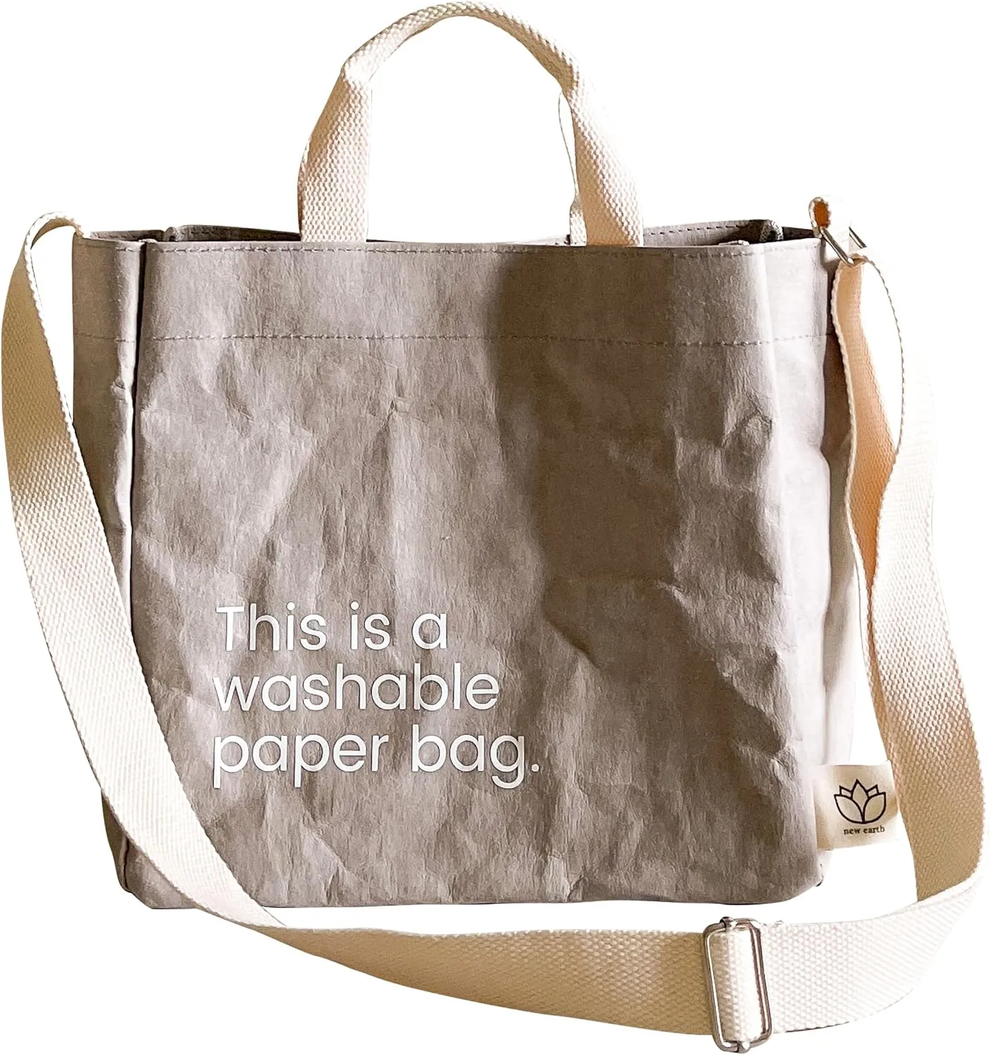 Crossbody Bags for Women & Men - Eco-Friendly Sling Bag & Tote Bag for Women, Lightweight Reusable Travel Bag