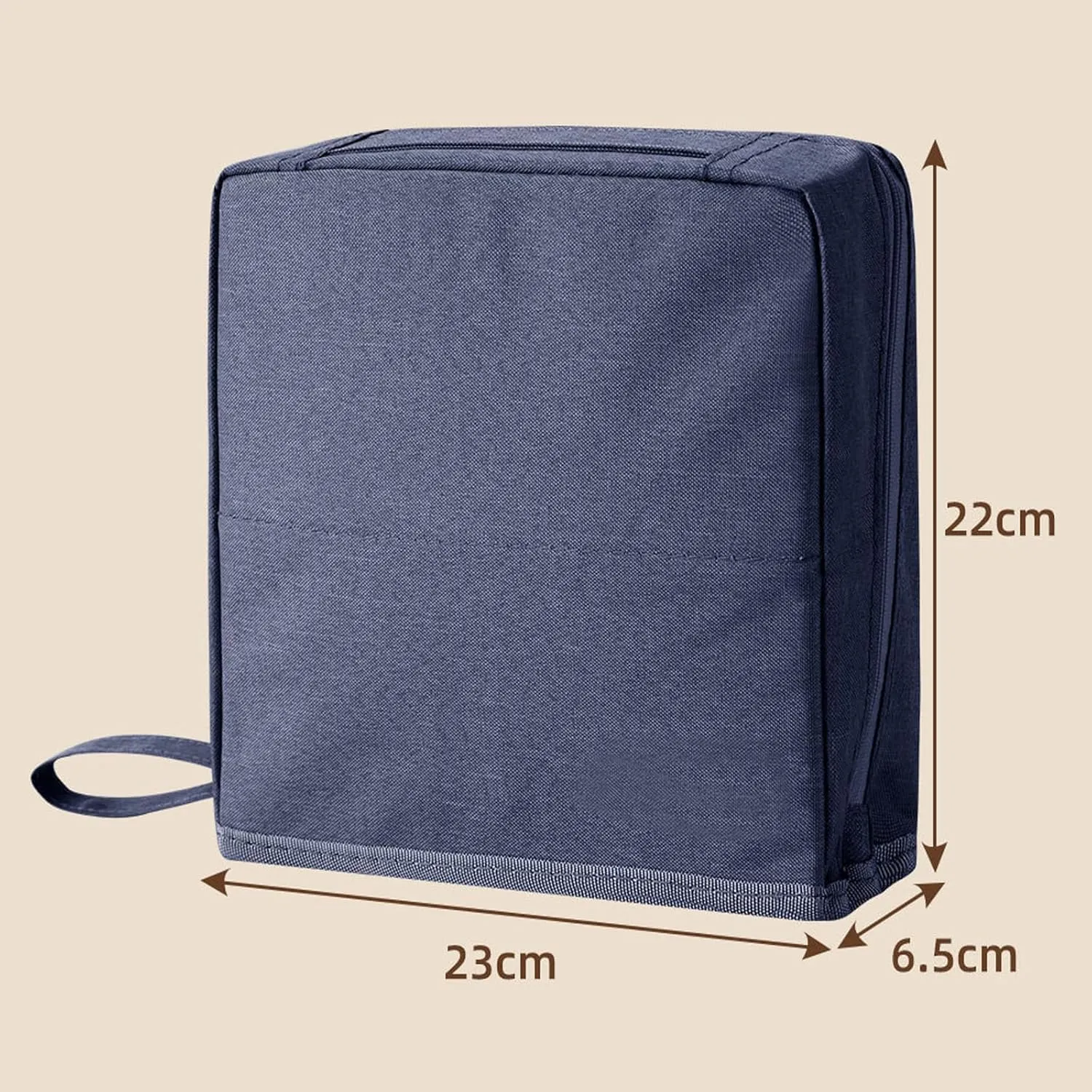 Doresty Makeup Bag, Standing Makeup Bag, Doresty Multi-Purpose Large Capacity Oxford Cloth Standing MakeupBag, Large Capacity Waterproof Multifunctional Make Up Bags (Gray)