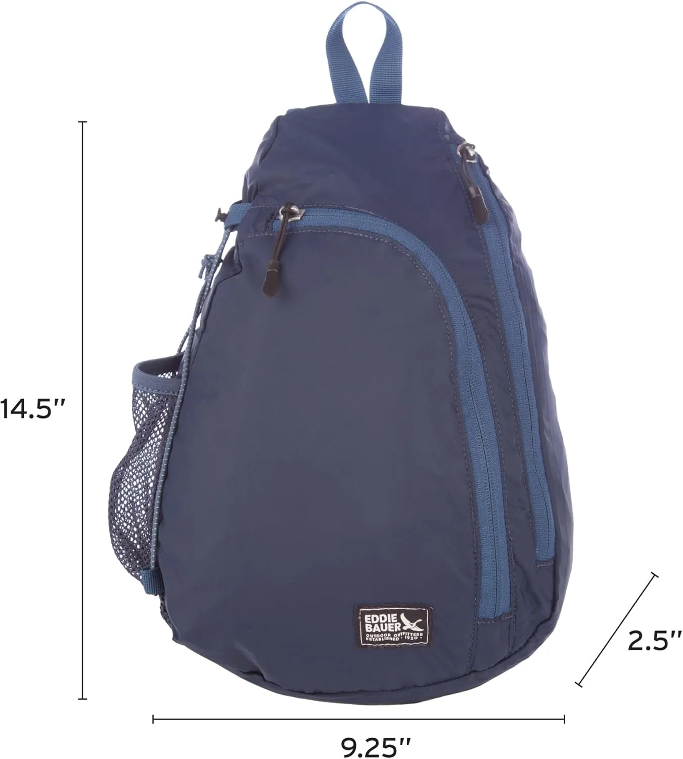 Eddie Bauer Sling Bag | Travel | Everyday Carry | Lightweight | Durable | Ripstop Nylon | 8L, Brook, One Size