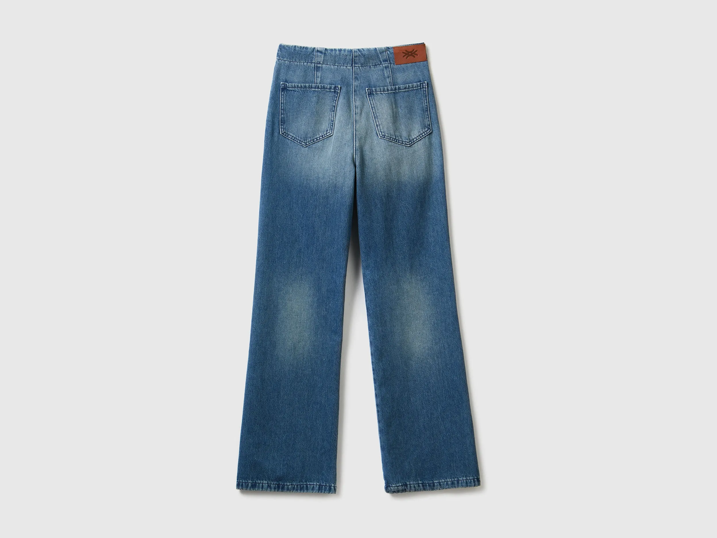 FLARED 100% COTTON JEANS