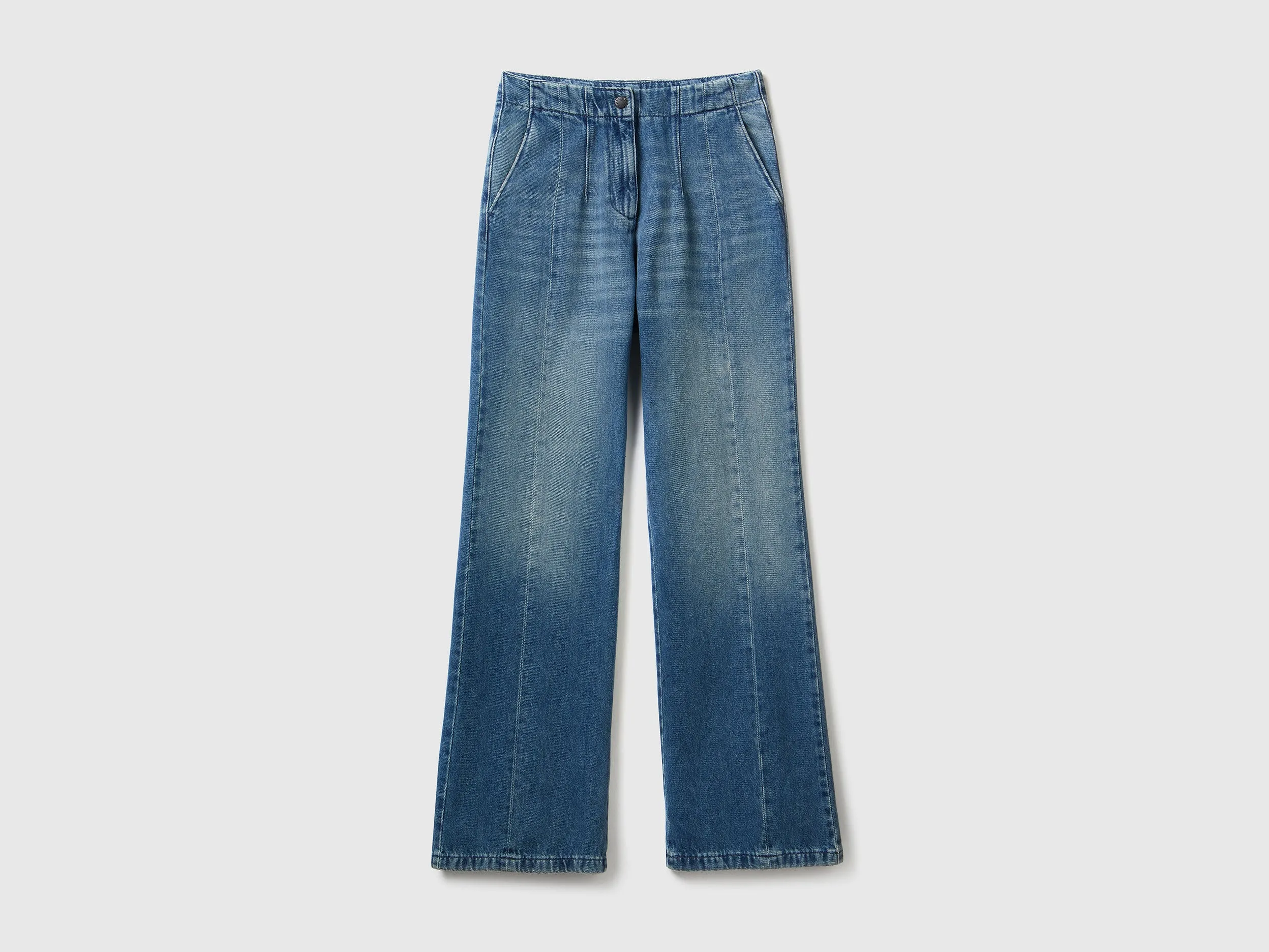 FLARED 100% COTTON JEANS