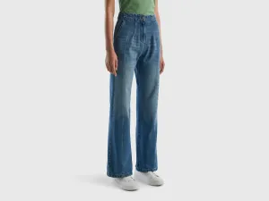 FLARED 100% COTTON JEANS