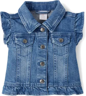 Gymboree Baby Girls' and Toddler Denim Vest