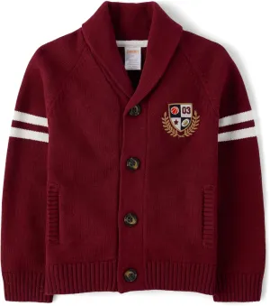 Gymboree Boys' and Toddler Long Sleeve Button Front Cardigan