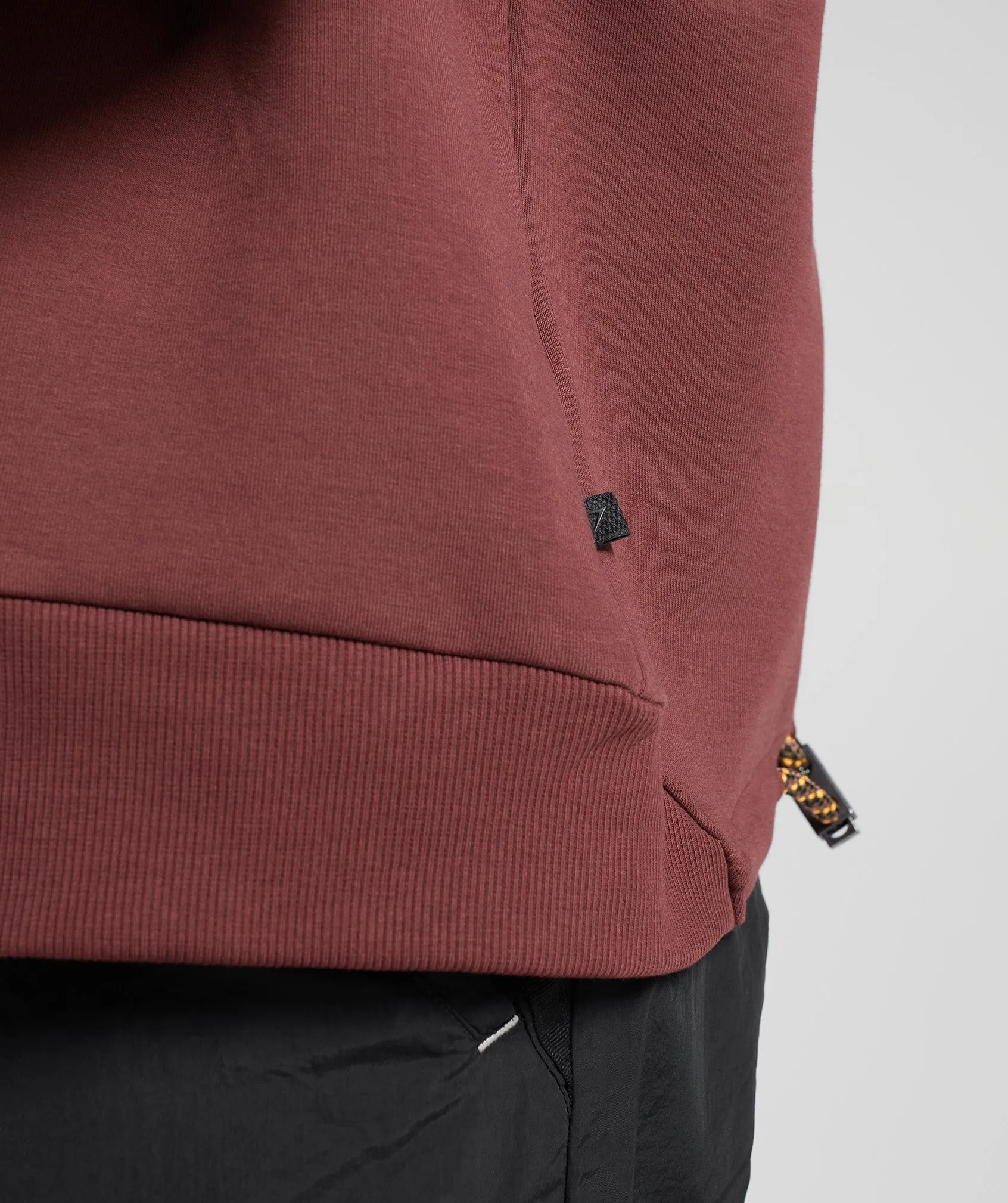 Gymshark Retake Sweat Crew - Cherry Brown