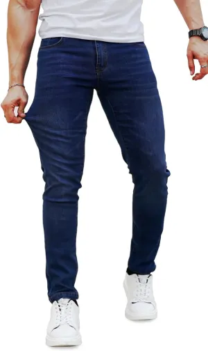 Heyfanee Mens Slim Fit Jeans Skinny Stretchy Denim Pants for Men