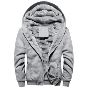 Hoodies Men Winter Jacket Fashion Thick Hooded Sweatshirt Male Warm Liner Sportswear Tracksuits Mens Coat