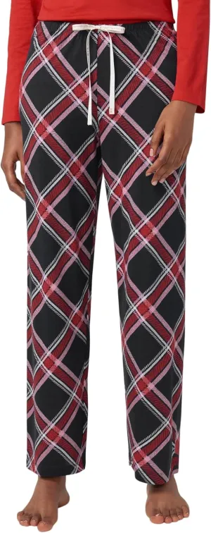 HUE womens Sleep and Lounge Pajama Separates, Christmas and Holiday Collection