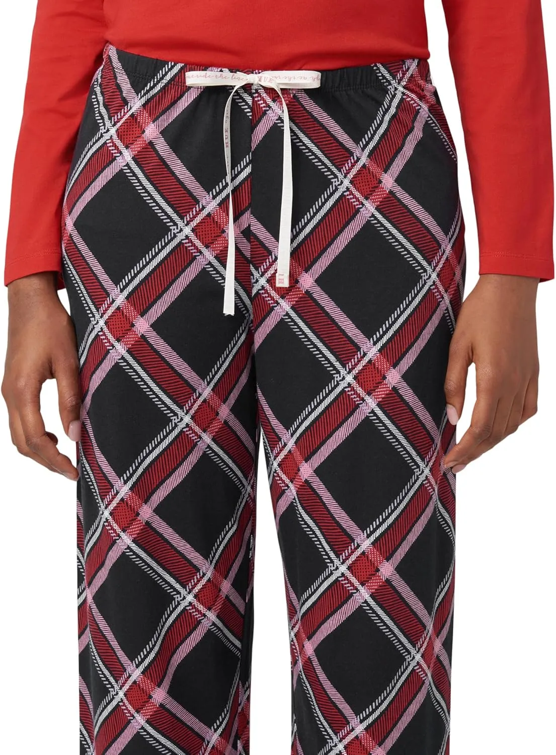 HUE womens Sleep and Lounge Pajama Separates, Christmas and Holiday Collection