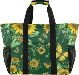 KLL Beach Bags Canvas Collapsable Waterproof Laundry Bag Tote