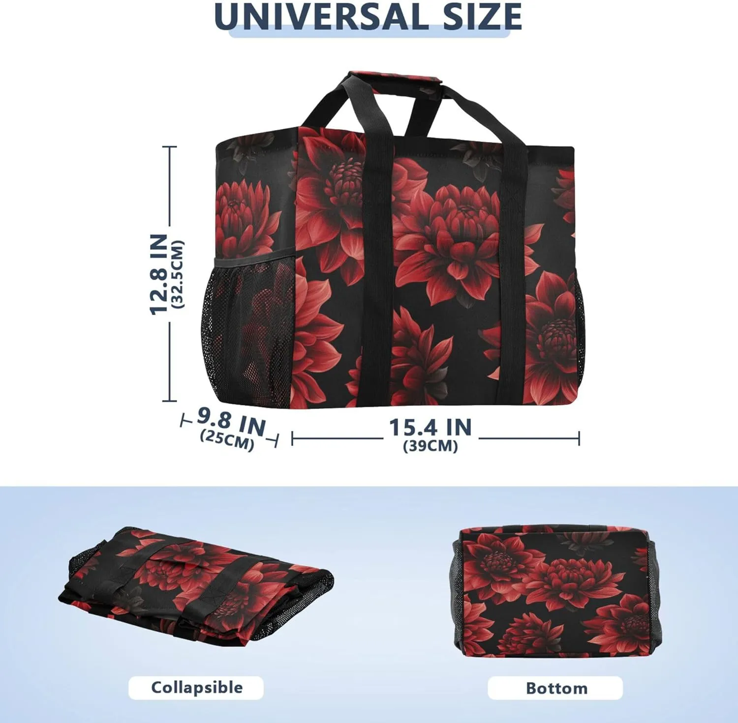 KLL Utility Bag Canvas Foldable Waterproof Laundry Tote