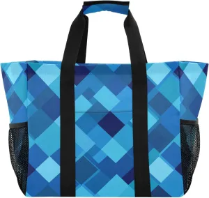 KLL Utility Bag For Trunk with Handles Collapsable Sandproof Grocery Shopping Tote