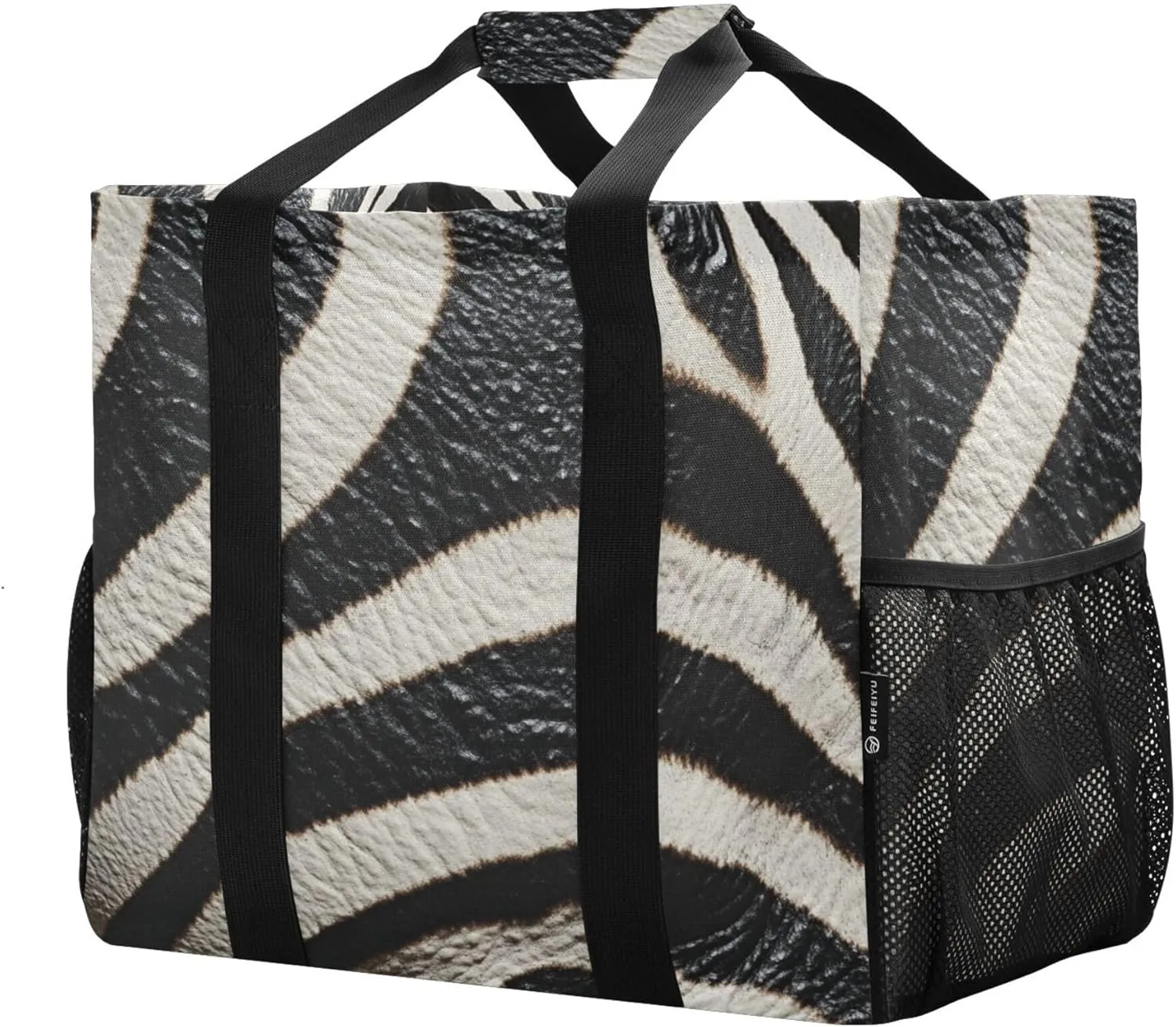 KLL Utility Bag For Trunk with Handles Collapsable Waterproof Reusable Shopping Bags