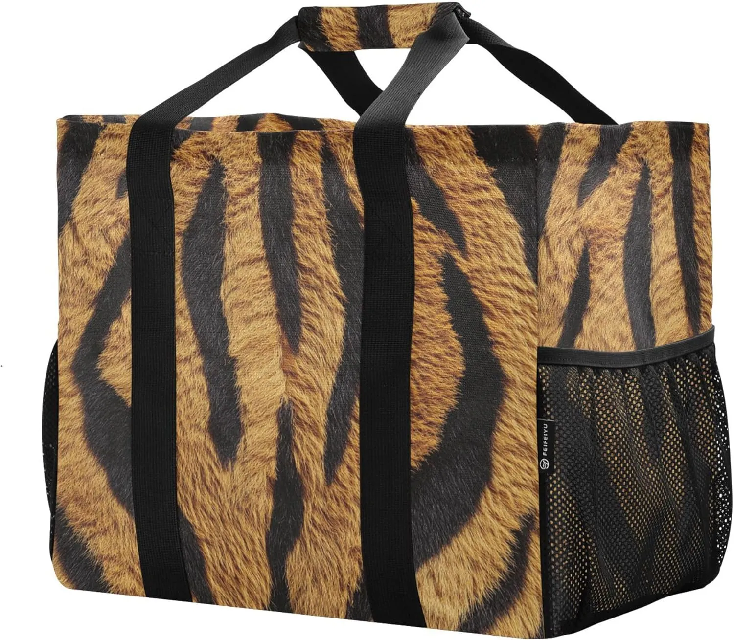 KLL Utility Bag For Trunk with Handles Collapsable Waterproof Reusable Shopping Bags