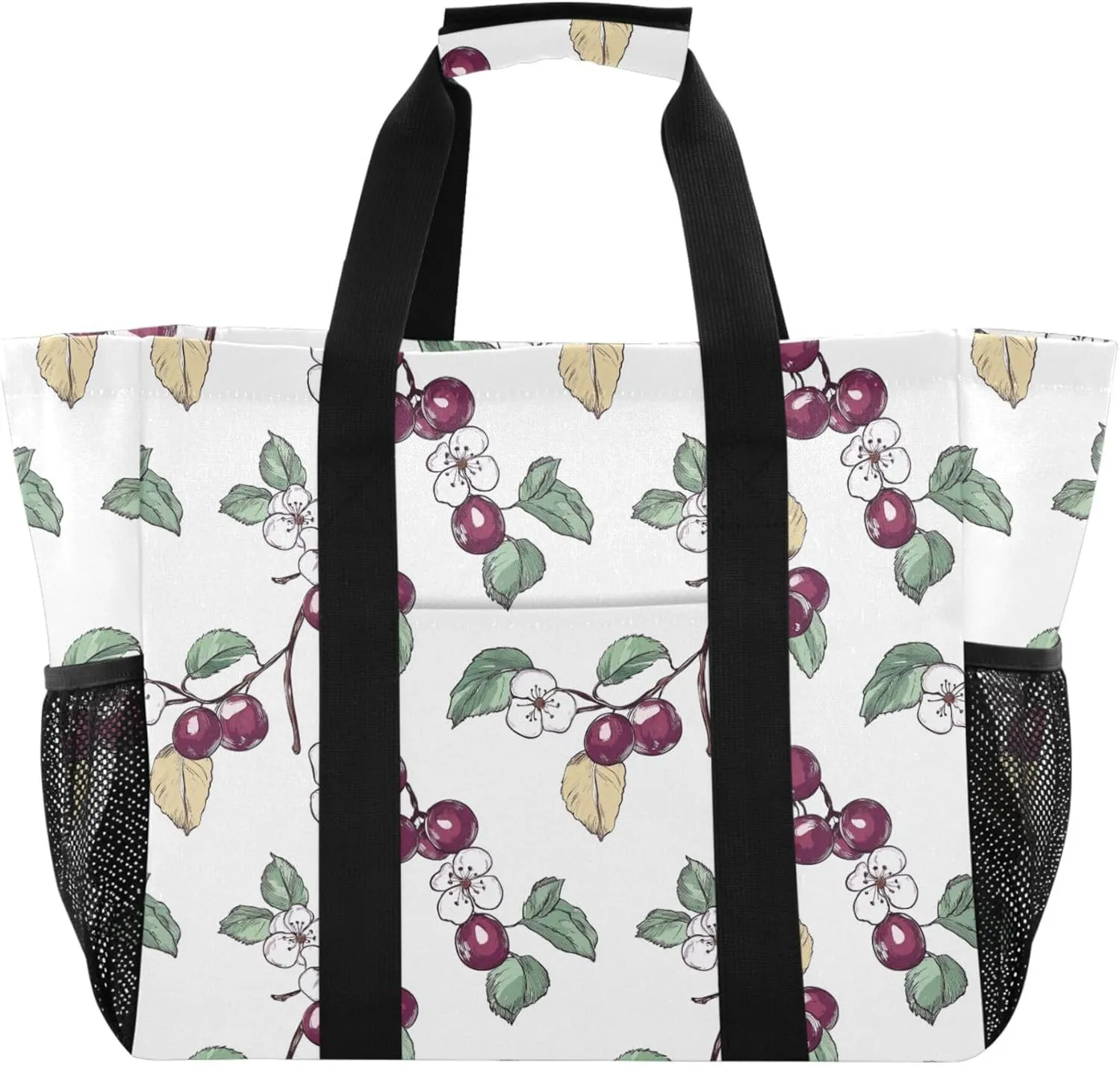 KLL Utility Bag For Trunk with Handles Foldable With Compartments Tote Bag For Car