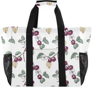 KLL Utility Bag For Trunk with Handles Foldable With Compartments Tote Bag For Car