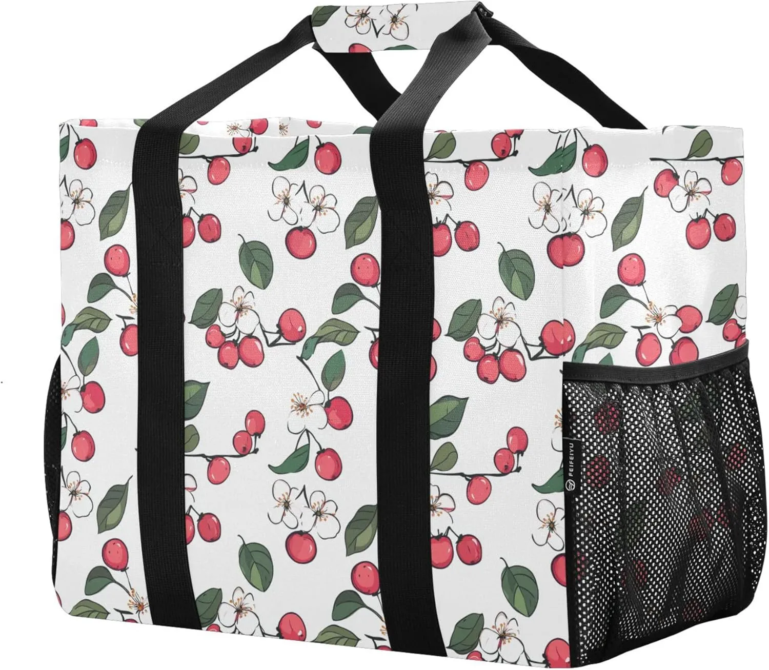KLL Utility Bag For Trunk with Handles Foldable With Compartments Tote Bag For Car