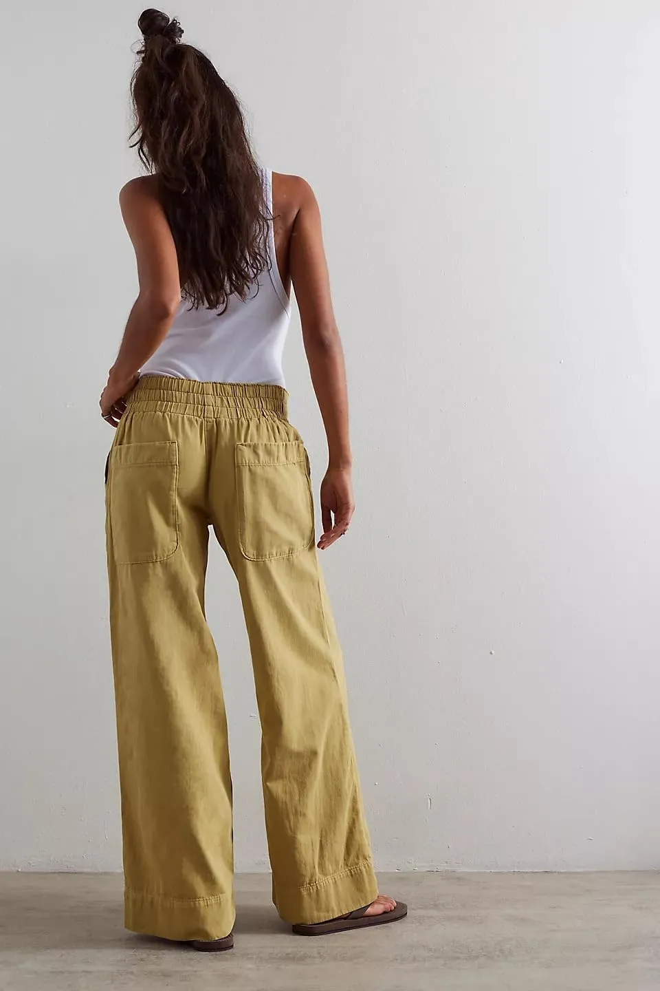 Lisskolo Women's Wide Leg Denim Pants Casual Baggy Cropped Barrel Jeans Mid Waist Loose Fit Harem Pants
