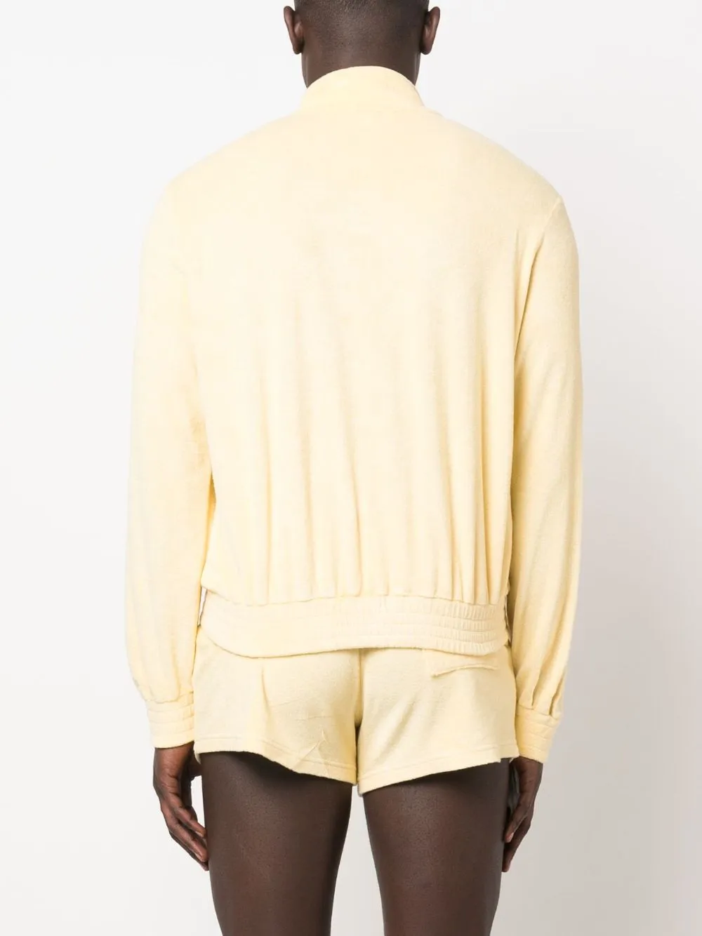 logo-embroidered zip-up sweatshirt