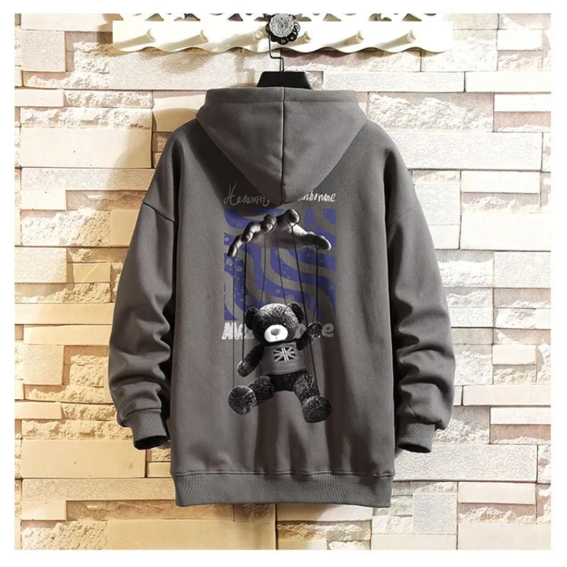 Men's Casual Teddy Bear Hoodie